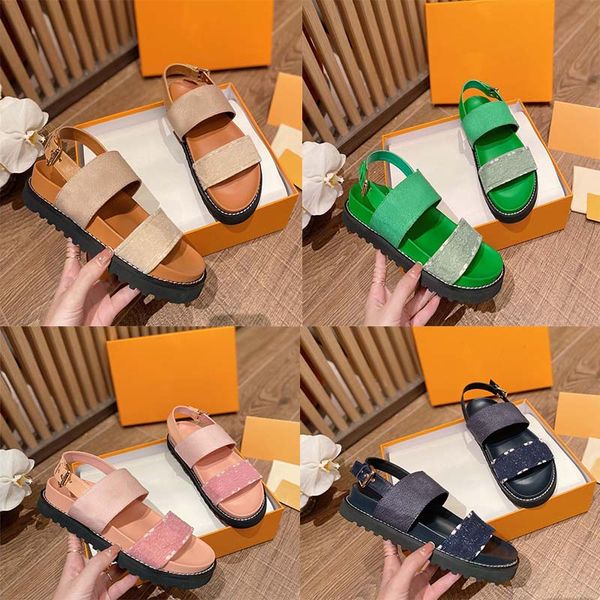 designer sandals women paseo flat comfort sandal calf leather trend style summery mono gram denim graphic signature gold-tone buckle rubber, Black
designer sandals women paseo flat comfort sandal calf leather trend style summery mono gram denim graphic signature gold-tone buckle rubber, Black