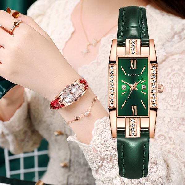 net red live broadcast gift temperament square women's quartz watch women's fashion diamond belt small green watches, Slivery;golden
net red live broadcast gift temperament square women's quartz watch women's fashion diamond belt small green watches, Slivery;golden