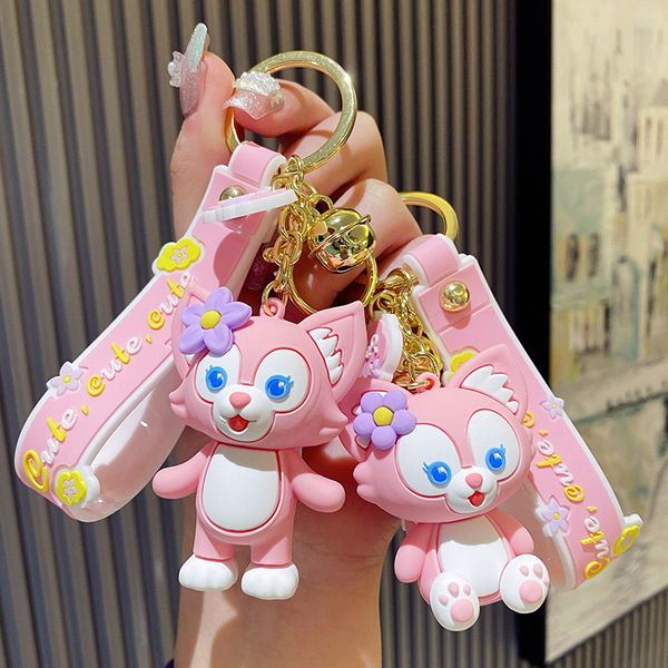 cute ling na bei er little fox epoxy doll car key ring cartoon couple backpack key chain ring pendant, Silver
cute ling na bei er little fox epoxy doll car key ring cartoon couple backpack key chain ring pendant, Silver