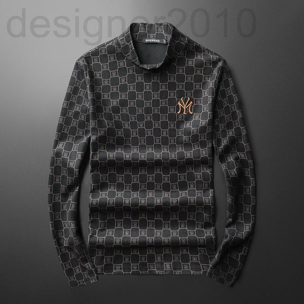 men's t-shirts designer high neck long sleeve t-shirt bottoming shirt autumn and winter new trend embroidered coat youth pullover, White;black
men's t-shirts designer high neck long sleeve t-shirt bottoming shirt autumn and winter new trend embroidered coat youth pullover, White;black