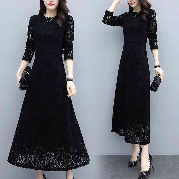casual dresses women's clothing spring and autumn korean long sleeved lace dress women's fashion temperament is thin wide mrs. kne, Black;gray
casual dresses women's clothing spring and autumn korean long sleeved lace dress women's fashion temperament is thin wide mrs. kne, Black;gray
