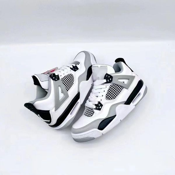 military black 4s basketball shoes white grey oreo cement couple man women sports sneakers
military black 4s basketball shoes white grey oreo cement couple man women sports sneakers