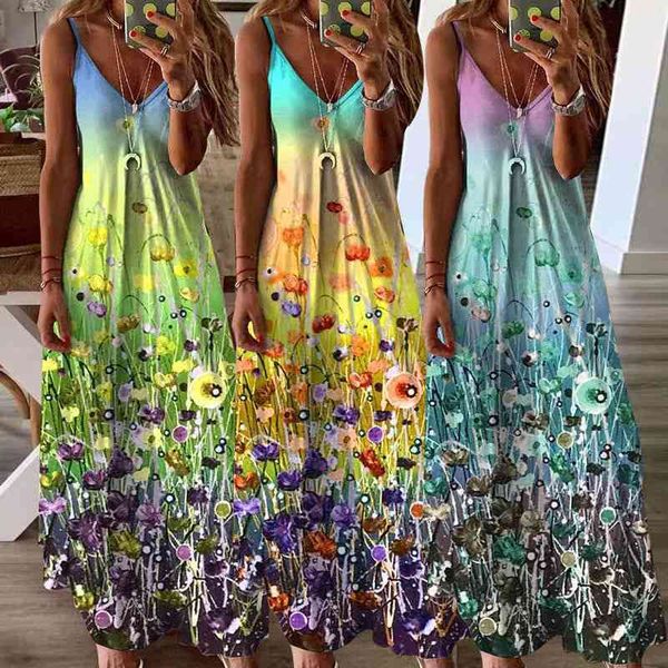 women's tanks camis skirt 2022 spring and summer print suspender loose dress for women w57l, White
women's tanks camis skirt 2022 spring and summer print suspender loose dress for women w57l, White