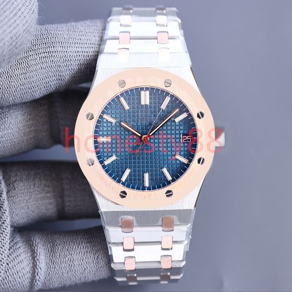 hjd men's watches 41mm automatic mechanical wristwatches stainless steel strap calendar time folding buckle waterproof luxury designer, Slivery;brown
hjd men's watches 41mm automatic mechanical wristwatches stainless steel strap calendar time folding buckle waterproof luxury designer, Slivery;brown