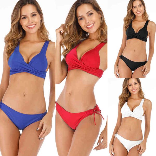 solid fashion high waist bikini sets swimsuit women v-neck tank two pieces swimwear push up beach bathing suit women, White;black
solid fashion high waist bikini sets swimsuit women v-neck tank two pieces swimwear push up beach bathing suit women, White;black