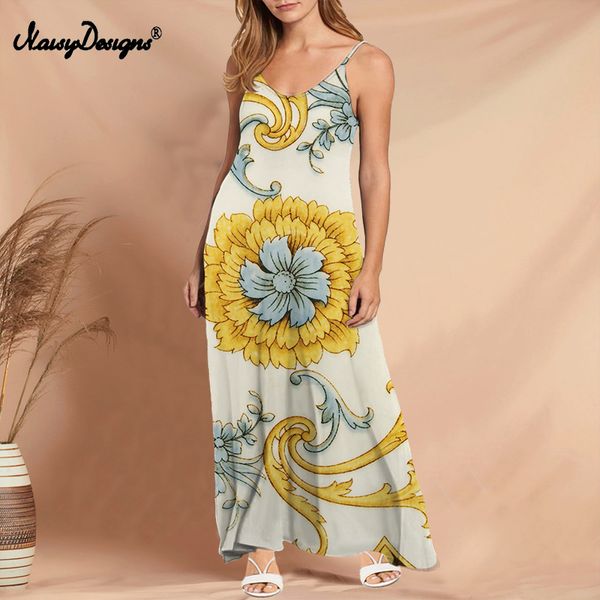 noisydesigns sleeveless dress women summer golden floral vintage luxury european pattern long suspender skirt female boho party 220627, Black;gray
noisydesigns sleeveless dress women summer golden floral vintage luxury european pattern long suspender skirt female boho party 220627, Black;gray