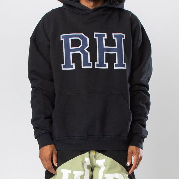 high-quality fashion brand rh letter print street hip-hop high street loose autumn and winter hoodie men's and women, Black
high-quality fashion brand rh letter print street hip-hop high street loose autumn and winter hoodie men's and women, Black