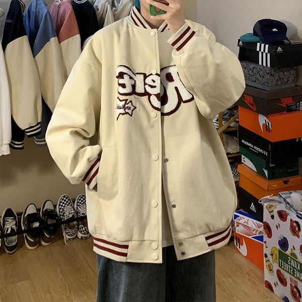 women's jackets baseball jacket women couple bomber 2022 vintage oversize print racer varsity hiphop streetwear coat, Black;brown
women's jackets baseball jacket women couple bomber 2022 vintage oversize print racer varsity hiphop streetwear coat, Black;brown