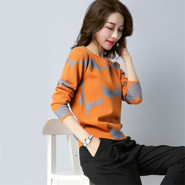 women sweaters and pullovers 2019 autumn winter clothes long sleeve knit bottom sweater loose large size casual women t200319, White;black
women sweaters and pullovers 2019 autumn winter clothes long sleeve knit bottom sweater loose large size casual women t200319, White;black