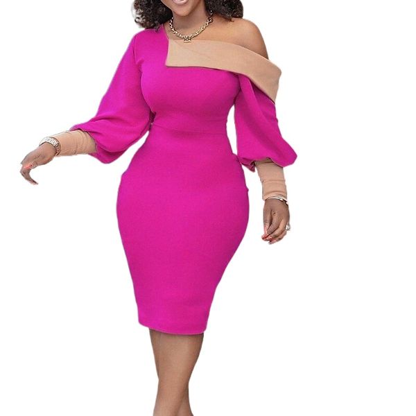 women's sheath dress knee length dress pink orange red long sleeve color block patchwork cold shoulder spring summer one shoulder casua, Black;gray
women's sheath dress knee length dress pink orange red long sleeve color block patchwork cold shoulder spring summer one shoulder casua, Black;gray