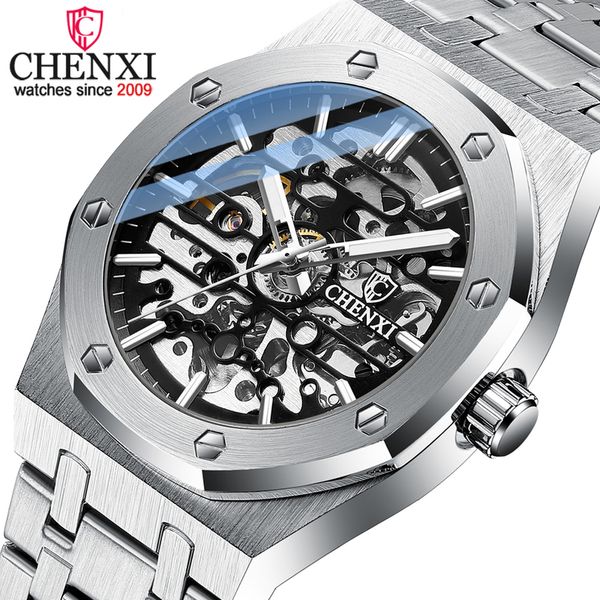 chenxi automatic mens watches brand mechanical wrist watch waterproof business stainless steel sport 220621, Slivery;brown
chenxi automatic mens watches brand mechanical wrist watch waterproof business stainless steel sport 220621, Slivery;brown