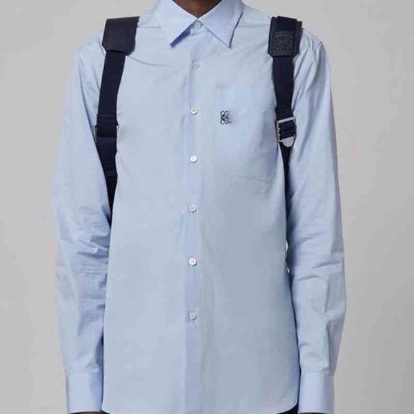 men's and women's casual shirts loe22w classic embroidered basic business workwear versatile casual solid color long tide, White;black
men's and women's casual shirts loe22w classic embroidered basic business workwear versatile casual solid color long tide, White;black
