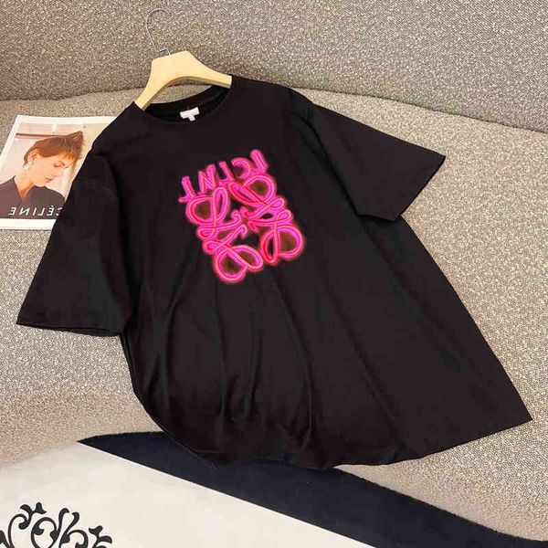 net red embroidered phosphor sleeved t-shirt for men women same early spring new top, White
net red embroidered phosphor sleeved t-shirt for men women same early spring new top, White
