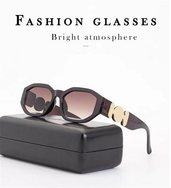 summer sunglasses man woman fashion glasses retro small frame design uv400 5 color optional, White;black