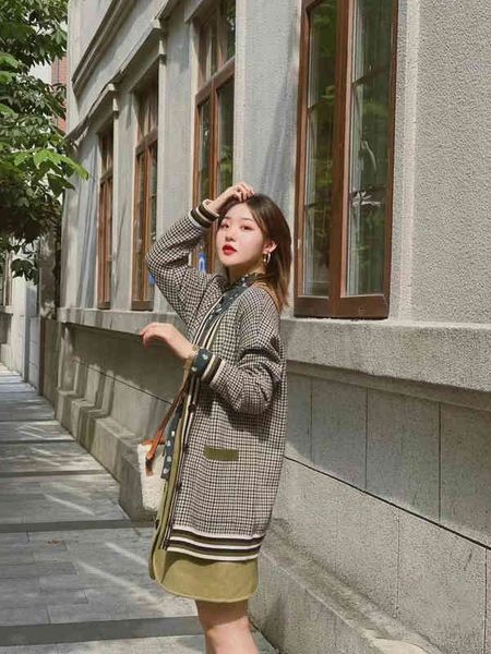 women's sweaters rongxin autumn german yangzi yarn thousand bird check wool cardigan knitted jacket, White;black
women's sweaters rongxin autumn german yangzi yarn thousand bird check wool cardigan knitted jacket, White;black