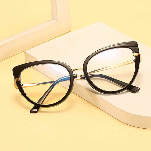 sunglasses fashion blue light proof glasses women tr spring leg cat eye flat lens trend frame mofx, White;black
sunglasses fashion blue light proof glasses women tr spring leg cat eye flat lens trend frame mofx, White;black