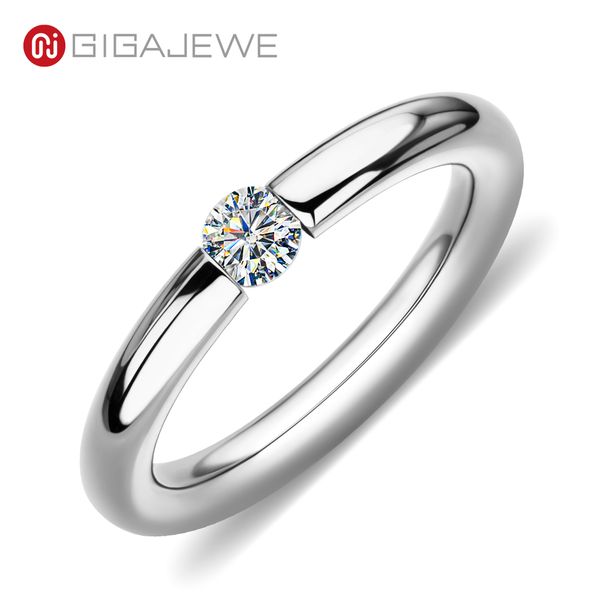 gigajewe moissanite ring 0.3ct 4mm round cut nova blue/pink ef titanium steel diamond test passed gmtr-013, Slivery;golden
gigajewe moissanite ring 0.3ct 4mm round cut nova blue/pink ef titanium steel diamond test passed gmtr-013, Slivery;golden