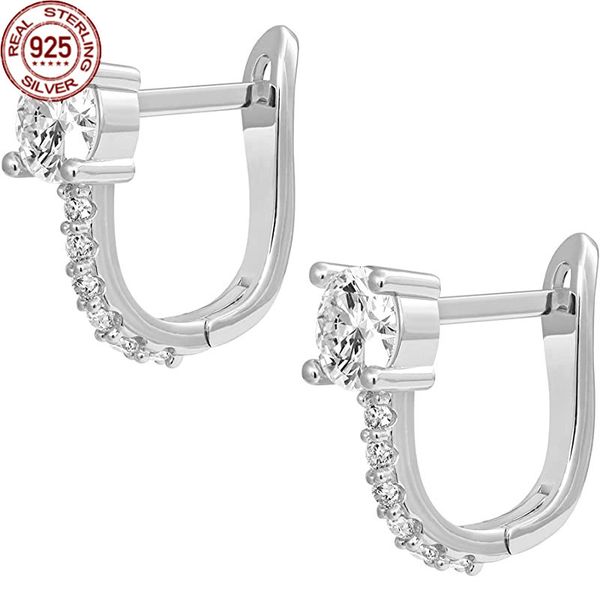 new 925 silver earrings charm u-shaped fashion row drill horseshoe simple four claw female bridal, Golden
new 925 silver earrings charm u-shaped fashion row drill horseshoe simple four claw female bridal, Golden