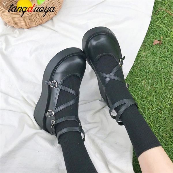 sepatu wanita loli lolita manis platform kepala bulat hak tebal perban silang kawaii cosplay mary jane 220614, Black
sepatu wanita loli lolita manis platform kepala bulat hak tebal perban silang kawaii cosplay mary jane 220614, Black