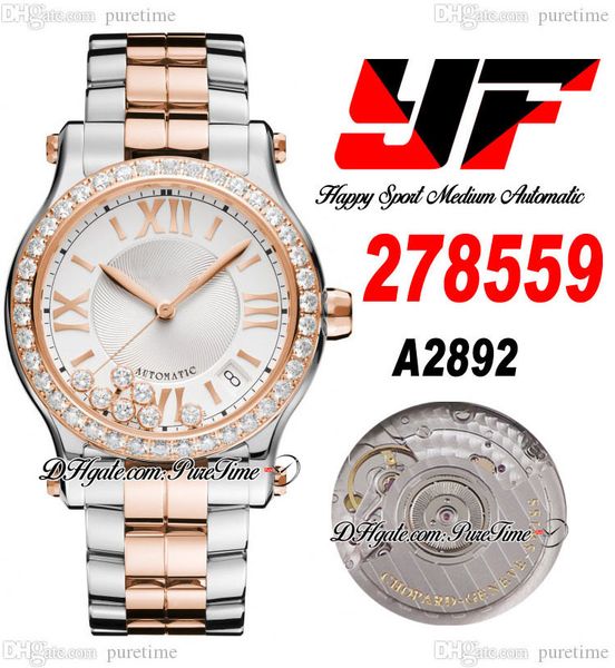 yf happy sport diamonds 36 278559 a2892 automatic womens ladies watch two tone rose gold diamond bezel white textured dial ss bracelet super, Slivery;brown
yf happy sport diamonds 36 278559 a2892 automatic womens ladies watch two tone rose gold diamond bezel white textured dial ss bracelet super, Slivery;brown