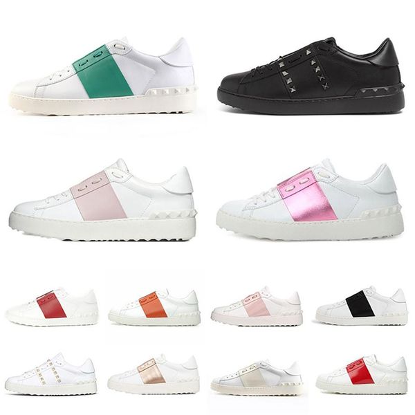 spikes sneakers mens women fashion luxurys designers dress shoes all blacks white green pink men trainers size 35268v, Black
spikes sneakers mens women fashion luxurys designers dress shoes all blacks white green pink men trainers size 35268v, Black