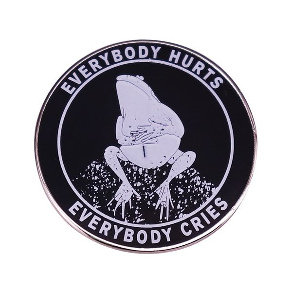 everybody hurts everybody cries enamel pin brooch sad frogg badge fashion accessory decor, Blue
everybody hurts everybody cries enamel pin brooch sad frogg badge fashion accessory decor, Blue