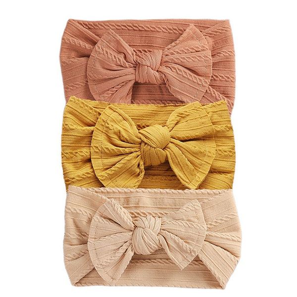 3pcs lot baby headband sets bow girl nylon headbands twist cable soft knot turban kids headwear accessories haarband 220630, Slivery;white
3pcs lot baby headband sets bow girl nylon headbands twist cable soft knot turban kids headwear accessories haarband 220630, Slivery;white