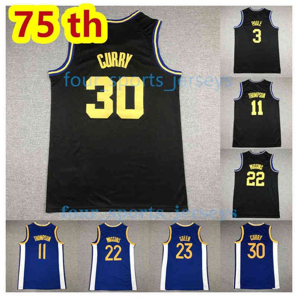 new 75th 2022 basketball jerseys 30 stephen green 11 klay 22 andrew curry wiggins 23 draymond 3 poole thompson, Black
new 75th 2022 basketball jerseys 30 stephen green 11 klay 22 andrew curry wiggins 23 draymond 3 poole thompson, Black