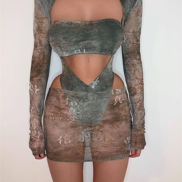 hugcitar 2 pieces mesh chinese print sleeves with shoulder pads bodysuit skirt or leggings matching set elegant y2k 220602, White
hugcitar 2 pieces mesh chinese print sleeves with shoulder pads bodysuit skirt or leggings matching set elegant y2k 220602, White