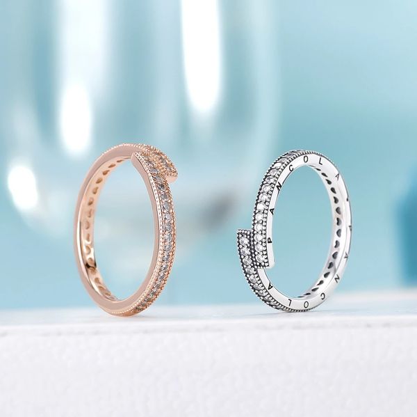 authentic 925 sterling silver ring rose gold sparkling overlapping with cz rings for women wedding engagement ring jewelry bague wholesale 1
authentic 925 sterling silver ring rose gold sparkling overlapping with cz rings for women wedding engagement ring jewelry bague wholesale 1