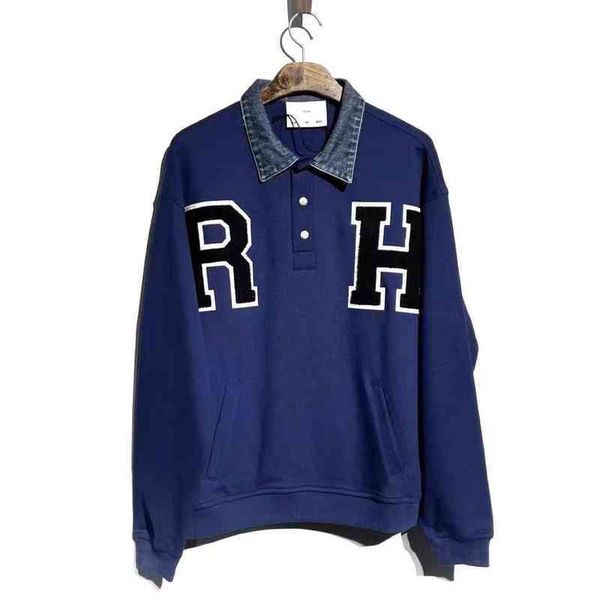 mens hooded rhude style letter pasted cloth towel embroidered stitched cowboy collar design american loose os lapel sweater jackets coats, Black
mens hooded rhude style letter pasted cloth towel embroidered stitched cowboy collar design american loose os lapel sweater jackets coats, Black