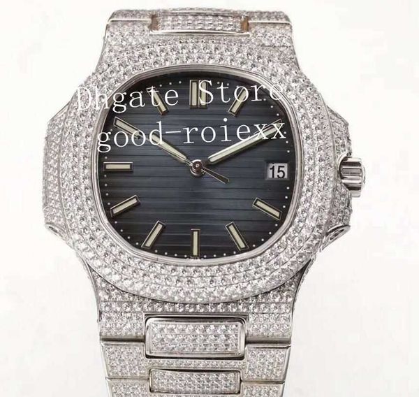 luxury v2 version men's automatic blue watch miyota cal.324 sc full pave diamond bracelet case 5711 men eta r8 rhinestone watches, Slivery;brown
luxury v2 version men's automatic blue watch miyota cal.324 sc full pave diamond bracelet case 5711 men eta r8 rhinestone watches, Slivery;brown