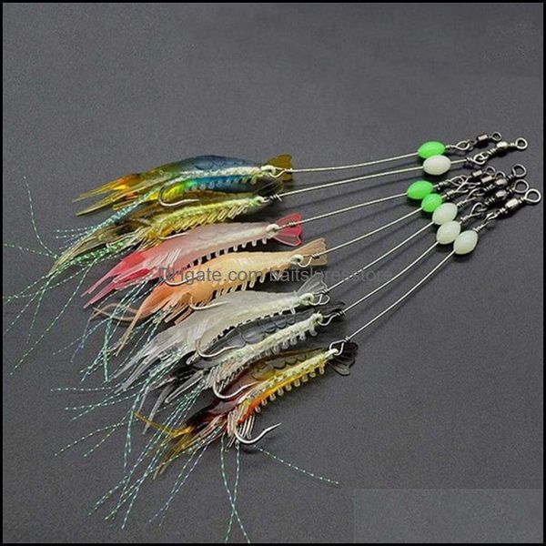 3pcs 9cm soft sile artificial bait with bead swivels hook for fishing luminous fake shrimp drop delivery 2021 baits lures sports outdoors
3pcs 9cm soft sile artificial bait with bead swivels hook for fishing luminous fake shrimp drop delivery 2021 baits lures sports outdoors