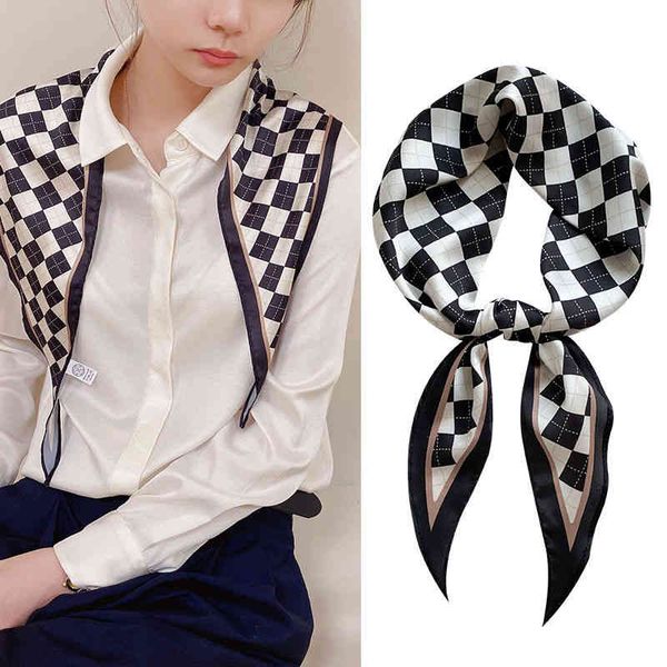 designer silk head bag hair scarf small plaid silk womens spring and autumn triangular with shirt decorative scarf binding hair band, Blue;gray
designer silk head bag hair scarf small plaid silk womens spring and autumn triangular with shirt decorative scarf binding hair band, Blue;gray