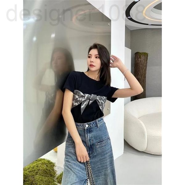 women's t-shirt designer 2022 summer french high sense short sleeve t-shirt niche design temperament stitching printed bow krr3, White
women's t-shirt designer 2022 summer french high sense short sleeve t-shirt niche design temperament stitching printed bow krr3, White
