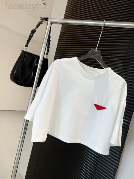 women's t-shirt designer chaopai 22 early spring new triangular contrast color super simple short casual fashion versatile sleeve t-shi, White
women's t-shirt designer chaopai 22 early spring new triangular contrast color super simple short casual fashion versatile sleeve t-shi, White