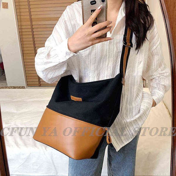 evening bag cfun ya 2022 new women's casual large capacity shoulder s shopper canvas and pu tote fashion harajuku handbag 220329
evening bag cfun ya 2022 new women's casual large capacity shoulder s shopper canvas and pu tote fashion harajuku handbag 220329