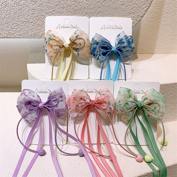 2022 new temperament sweet girl princess yarn bow streamer tassel hairpin headwear korean fashion children's hair accessories, Slivery;white
2022 new temperament sweet girl princess yarn bow streamer tassel hairpin headwear korean fashion children's hair accessories, Slivery;white