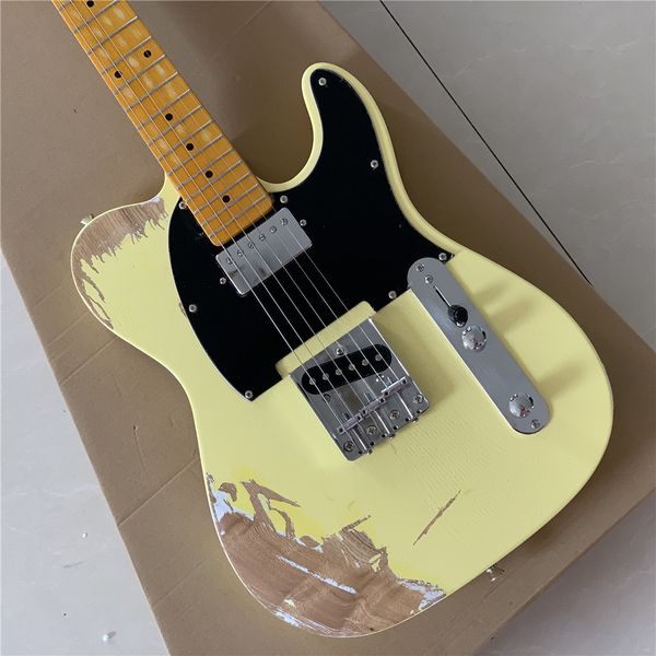 tele electric guitar yellow color basswood guitar body maple fingerboard silver hardware guitars guitarra
tele electric guitar yellow color basswood guitar body maple fingerboard silver hardware guitars guitarra
