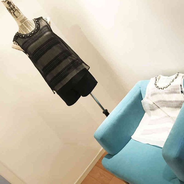 women's tanks & camis spring and summer german high-end shumeihe organza manual bead nailing sleeveless t-shirt lined with vest, White
women's tanks & camis spring and summer german high-end shumeihe organza manual bead nailing sleeveless t-shirt lined with vest, White
