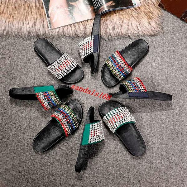 2018 new style mens and womens fashion crystal embellishment slippers boys girls web stripe rubber slides flip flops281r, Black
2018 new style mens and womens fashion crystal embellishment slippers boys girls web stripe rubber slides flip flops281r, Black