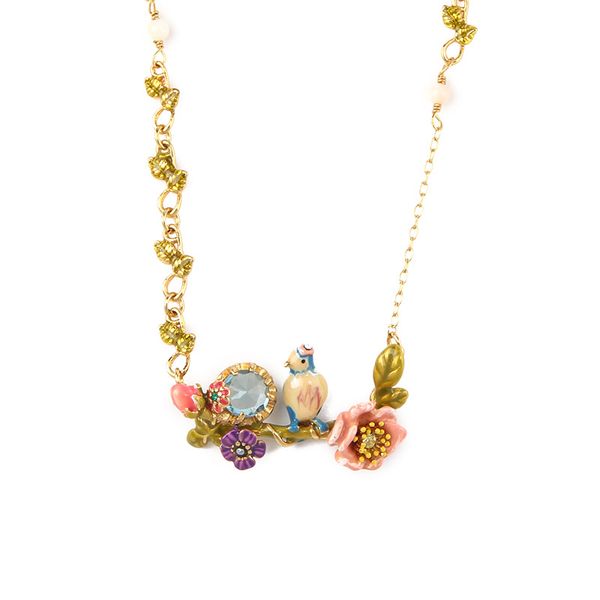 jewelry necklaces easter enamel blue tit bird three-dimensional pink rose flower necklace short clavicle chain, Silver
jewelry necklaces easter enamel blue tit bird three-dimensional pink rose flower necklace short clavicle chain, Silver