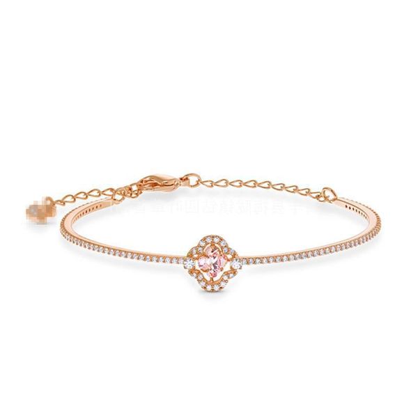 shi's beating heart lucky clover bracelet glittering crystal color smart flower women's, Black
shi's beating heart lucky clover bracelet glittering crystal color smart flower women's, Black