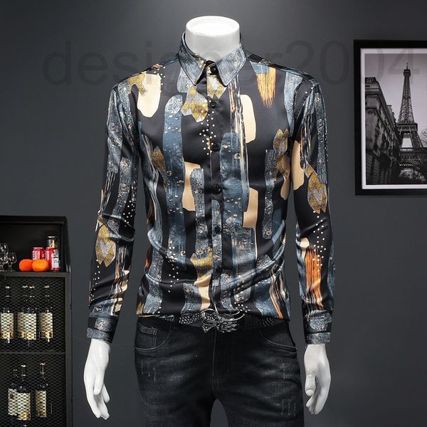 men's casual shirts designer 2022 autumn new high-end light luxury long sleeve f, White;black
men's casual shirts designer 2022 autumn new high-end light luxury long sleeve f, White;black