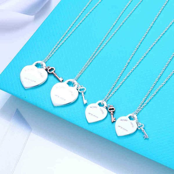 tif key love heart pendant necklace s925 sterling silver love necklace light luxury new design necklace women valentine's day
tif key love heart pendant necklace s925 sterling silver love necklace light luxury new design necklace women valentine's day