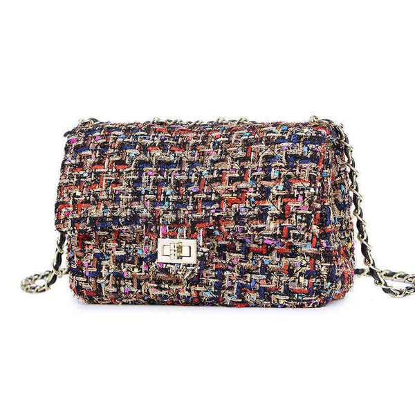 tweed autumn winter new women plaid woolen cloth diamond chain one shoulder messenger handbag x220331
tweed autumn winter new women plaid woolen cloth diamond chain one shoulder messenger handbag x220331