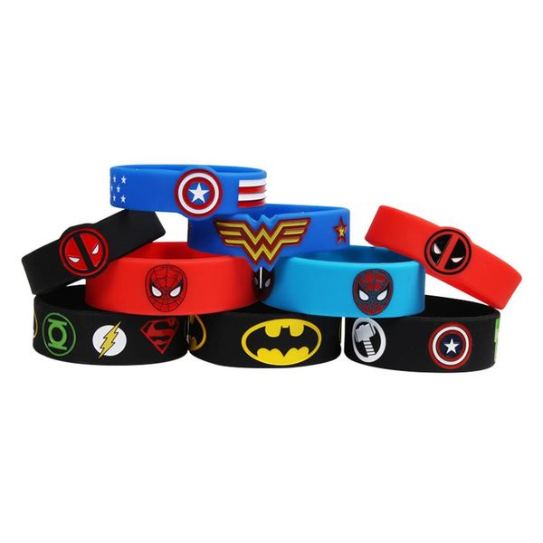 10pcs comic silicone bracelets for kids family day gift parent-child wristbanda287o, Black
10pcs comic silicone bracelets for kids family day gift parent-child wristbanda287o, Black