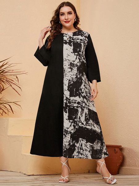 plus graphic print dress t4iz#, Black
plus graphic print dress t4iz#, Black