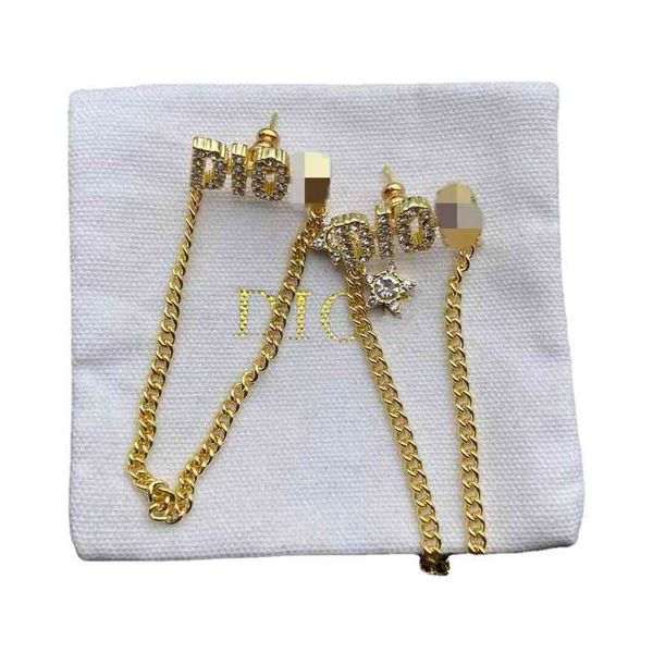 88% off wholesale store dejia new five pointed star full diamond chain earrings female brass earrings, Golden
88% off wholesale store dejia new five pointed star full diamond chain earrings female brass earrings, Golden