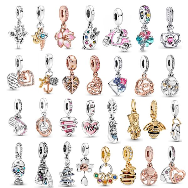 authentic 925 sterling silver charms fit pandora bracelets necklaces pandents for womens diy making luxury jewelry gift with original box, Black
authentic 925 sterling silver charms fit pandora bracelets necklaces pandents for womens diy making luxury jewelry gift with original box, Black